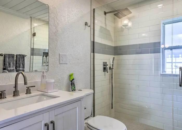 Chic Home w/ Fire Pit & Patio, Walk to Lake!