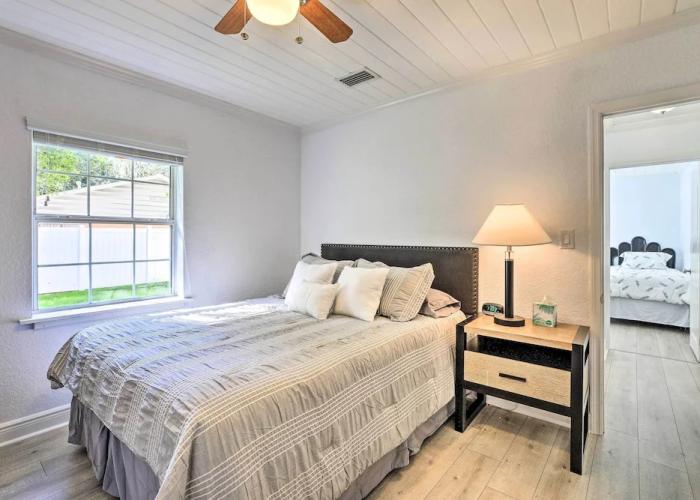 Chic Home w/ Fire Pit & Patio, Walk to Lake!