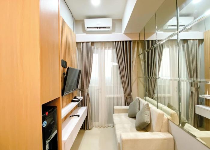 Homey And Minimalist 1Br Vasanta Innopark Apartment