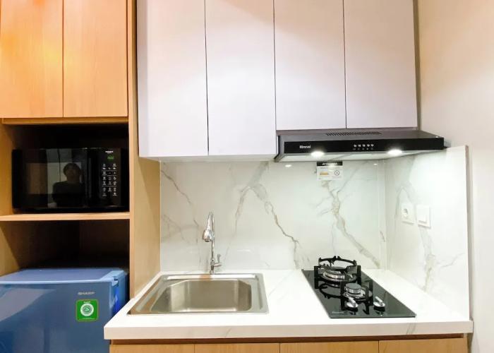 Homey And Minimalist 1Br Vasanta Innopark Apartment
