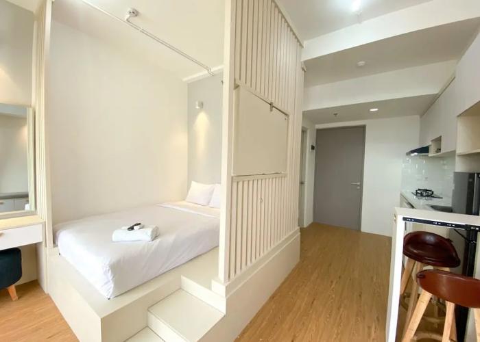 Homey And Elegant Studio Vasanta Innopark Apartment