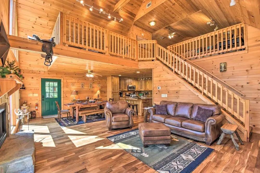 Dreamy Ellijay Resort Cabin w/ Game Room & Decks!
