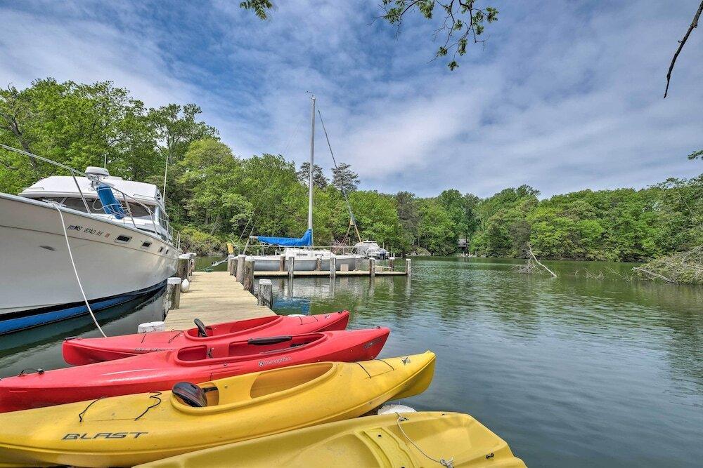 Waterfront House With Dock, Kayaks, & Sailboat!