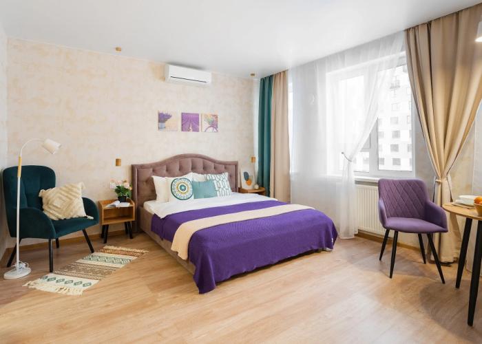 Kvartira «Lavanda» vblizi aeroporta Domodedovo i trassy M4