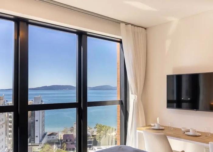 MHFA Studios em Prédio Luxuoso Vista Mar