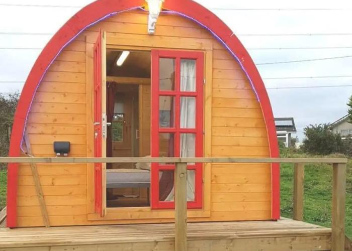 Cosy Glamping Pod Glamping in St Austell Cornwall