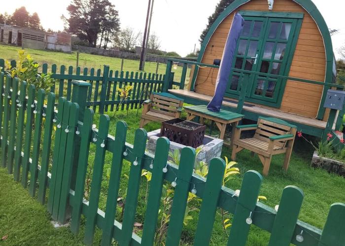 Cosy Glamping Pod Glamping in St Austell Cornwall