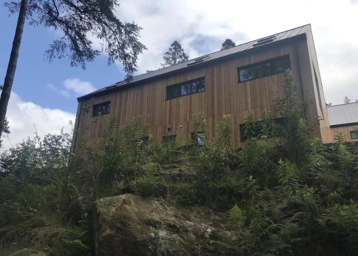 An Caisteal Lodge With Cascading Waterfall View