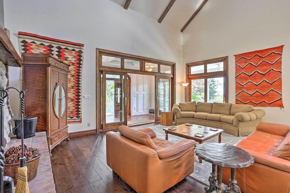 Ornate Lake Arrowhead Home With Deck