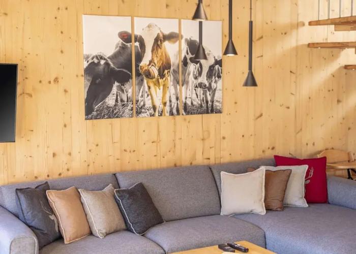 Chalet by the ski Lift With Balcony and Sauna