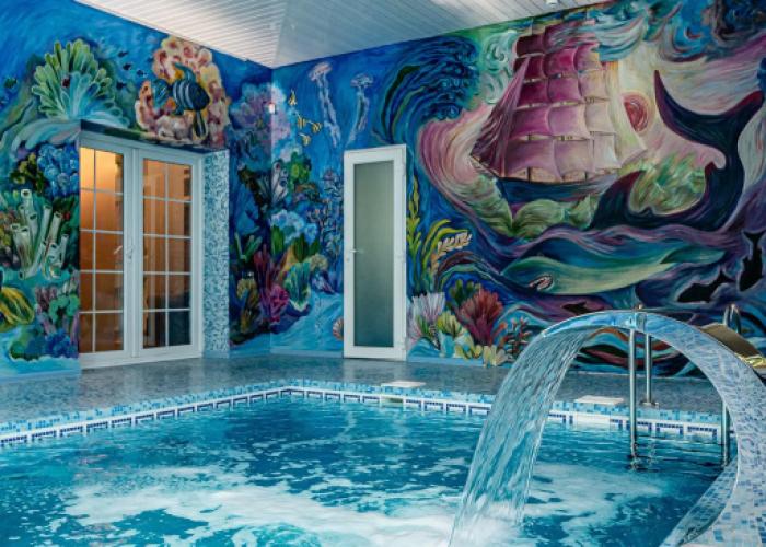 Shikarny Dom V Aprelevke S Basseynom I Saunoy Private house