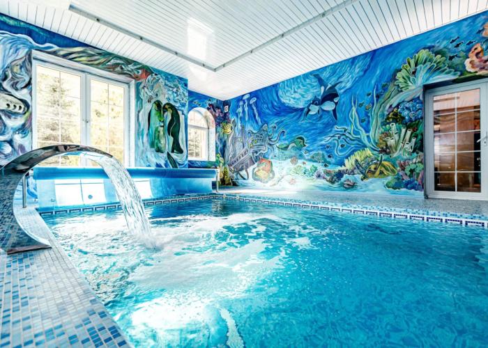 Shikarny Dom V Aprelevke S Basseynom I Saunoy Private house