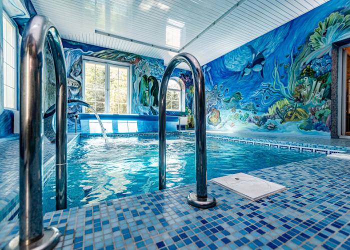Shikarny Dom V Aprelevke S Basseynom I Saunoy Private house