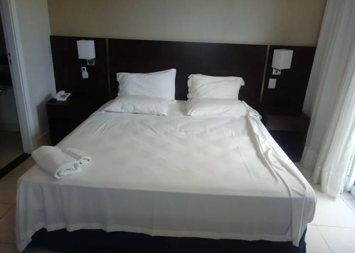 Flat pé na areia com vista internet e ar