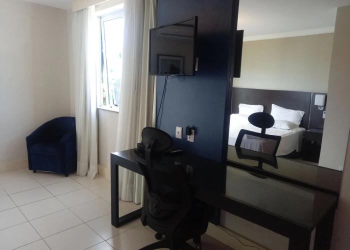 Flat pé na areia com vista internet e ar