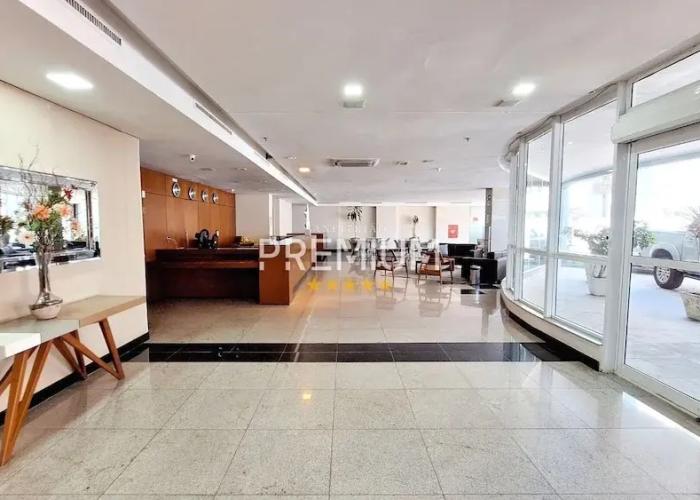 Flat pé na areia com vista internet e ar