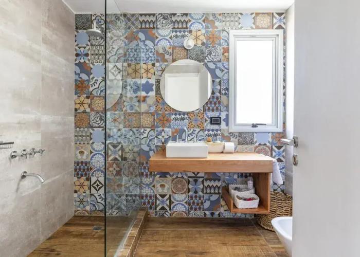 Casa con parrilla en complejo privado