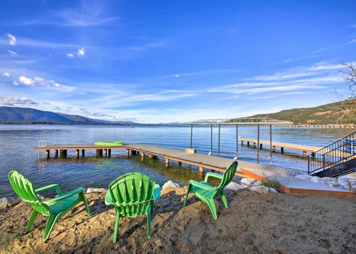 ~14 Mi to Schweitzer Mtn: Lakefront Home