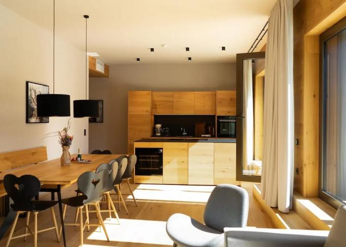 Apartment in Schrocken Near ski Area