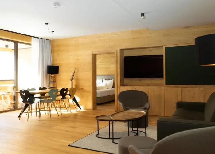 Apartment in Schrocken Near ski Area