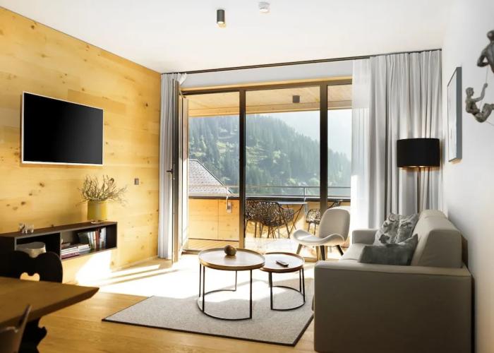 Apartment in Schrocken With Terrace