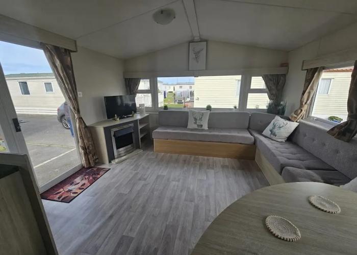Ruby a Modern Caravan in Rhyl
