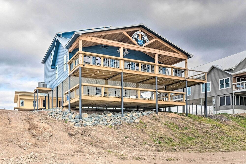 Upscale Riverfront Home w/ Beach & Fire Pit!