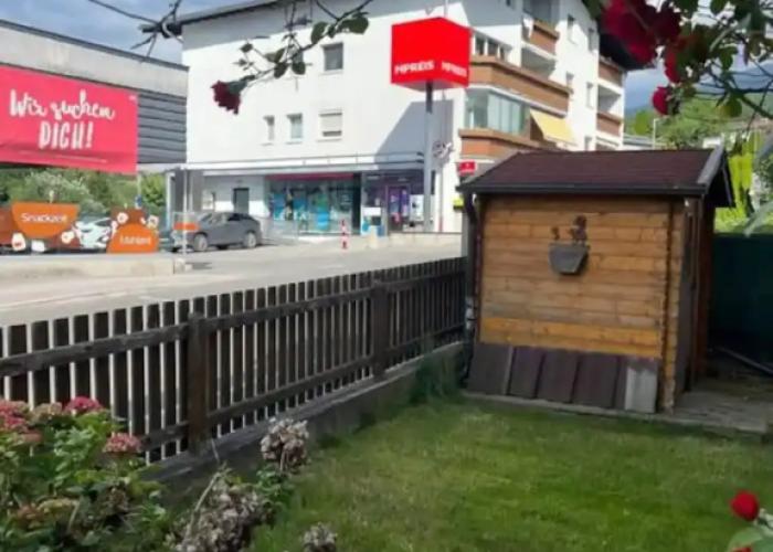 Apartment mit Gartenblick
