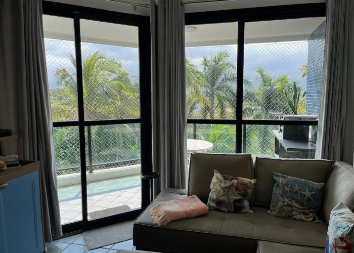 34 Riviera: M4 Giardino 44A, frente Praia, 4Dorms, 3Banh, 2Gar, Varanda Gourmet com Churrasqueira