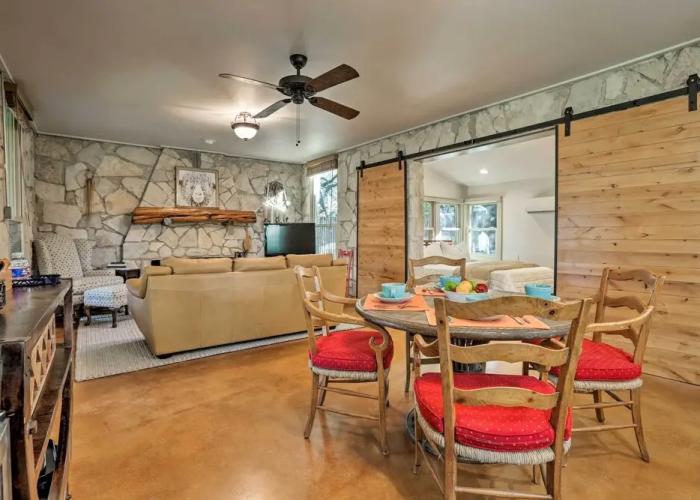 Blanco Riverfront Historic Home, 3 Mi to Downtown!