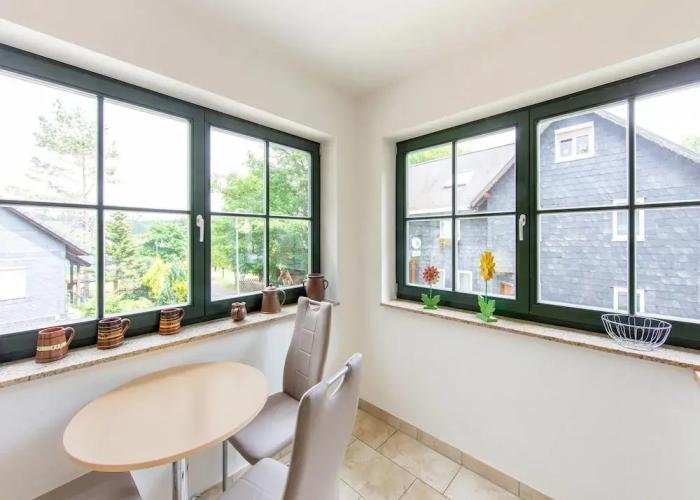 Spacious Semi-detached House With Wood Stove Located Directly on the Rennsteig