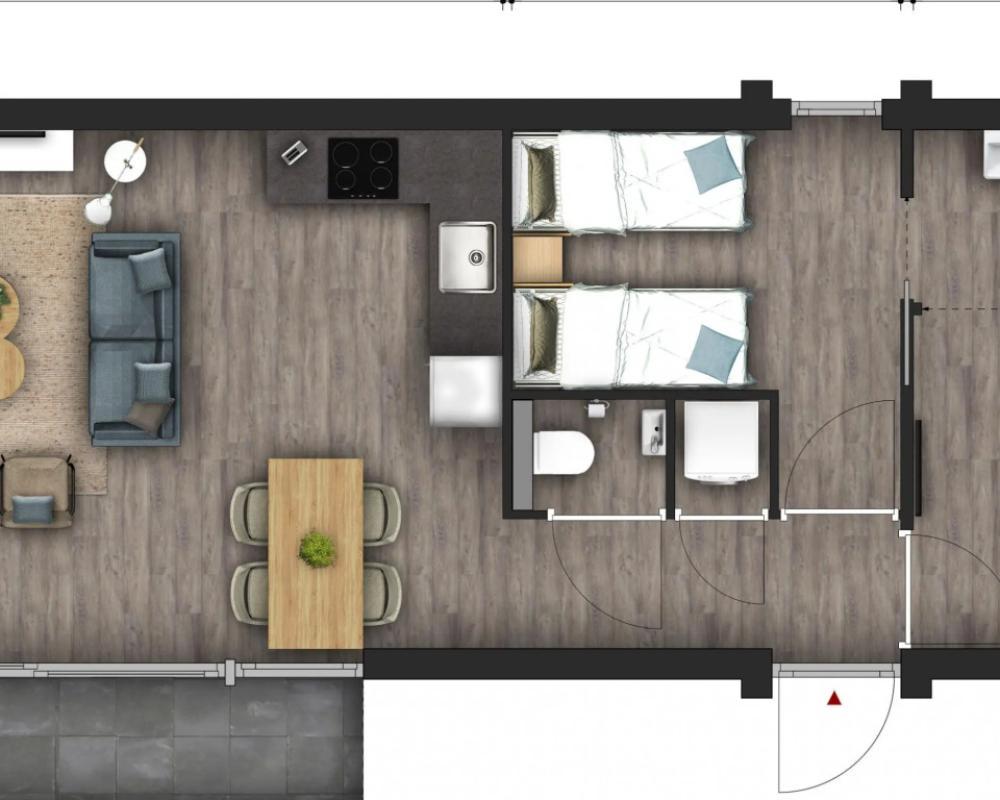 Detached Luxury Lodge near Sea