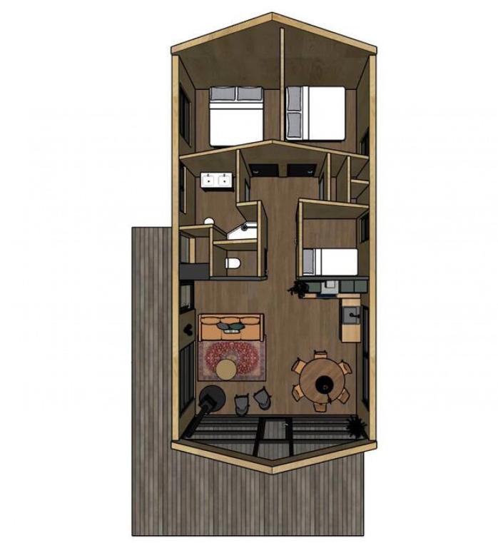 Waterlodge Tomke in Nes