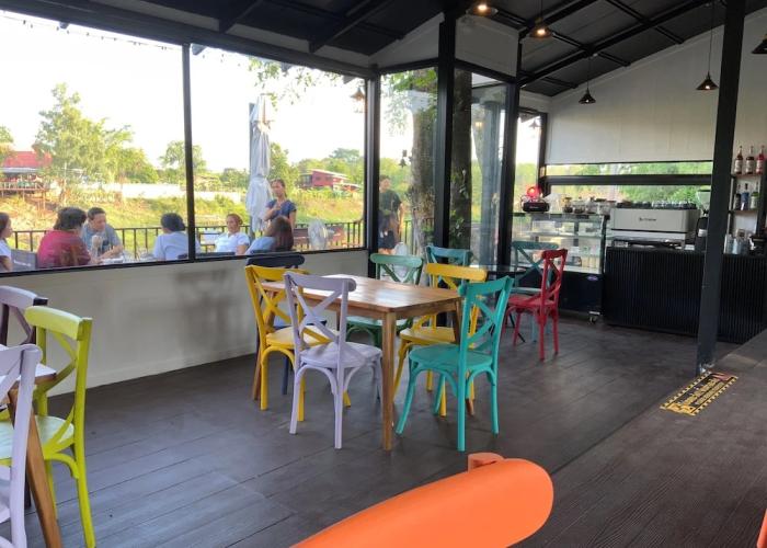 Morocco blue cafe by chilong river farm