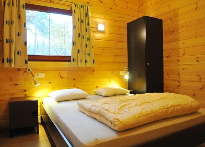 Modern Chalet With Stove Located in the Forest