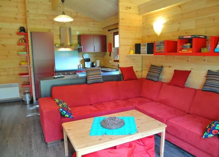 Wooden Chalet With Wood Burning Stove