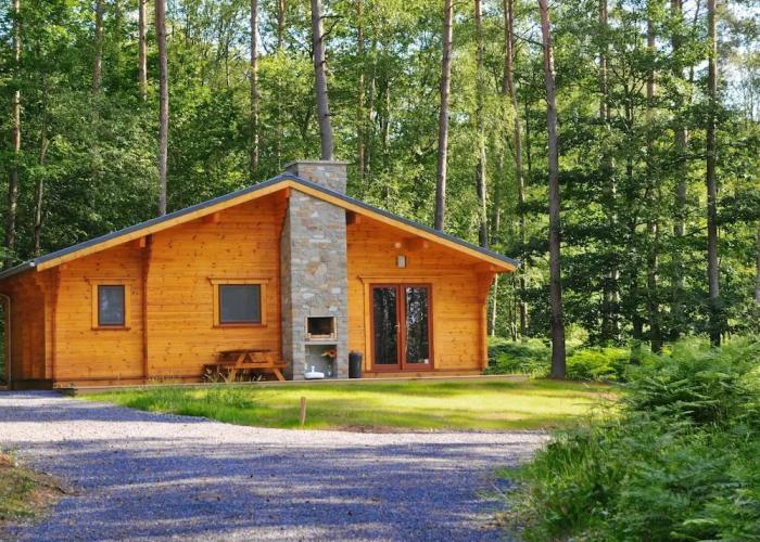 Wooden Chalet With Wood Burning Stove