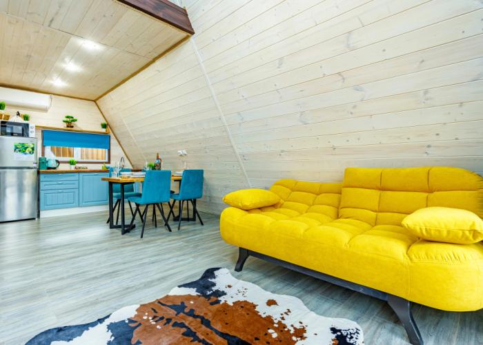 Dizaynerskiy relax A-Frame Private house