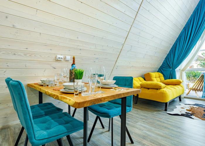 Dizaynerskiy relax A-Frame Private house