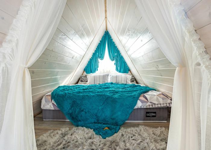 Dizaynerskiy relax A-Frame Private house