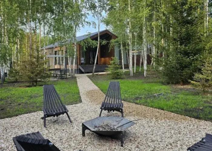 Panopamny Dom V Khvoynom Lesu S Saunoy Private house