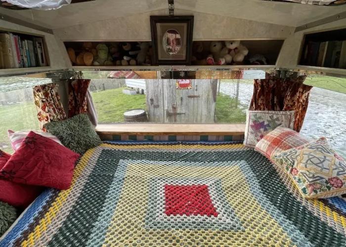 2 x Double Bed Glamping Wagon at Dalby Forest