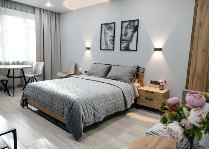 TroeSutokApart Komsomolskaya 48 Flat