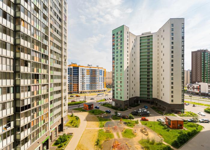 Ryadom S Metro Devyatkino Apartments