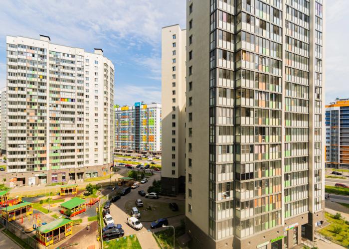 Ryadom S Metro Devyatkino Apartments