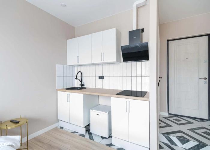 In an apartment on Nikitina Street