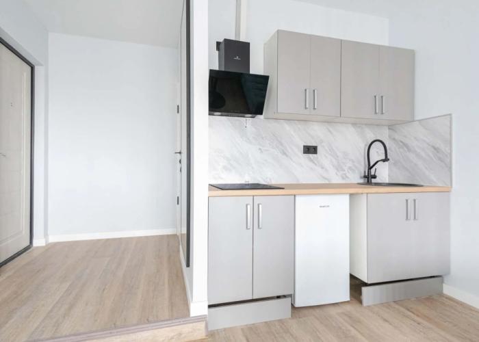 In an apartment on Nikitina Street
