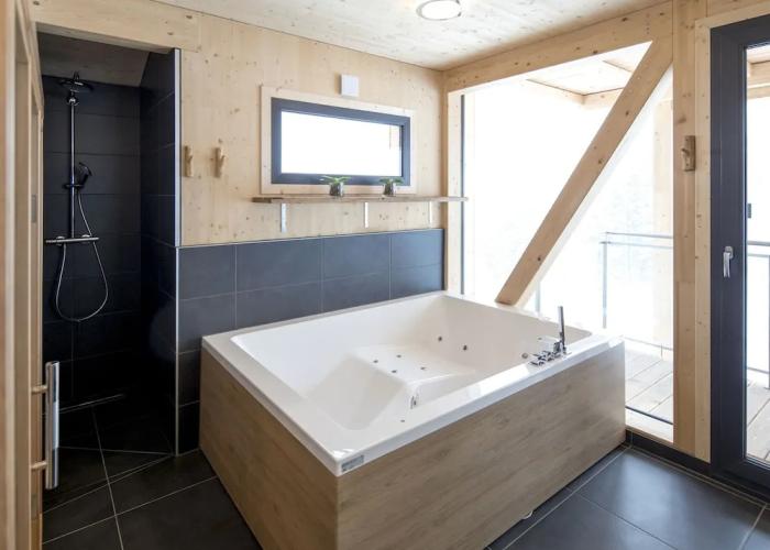 Chalet With Panoramic Sauna