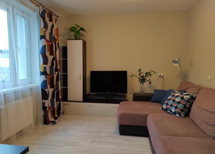 Tryokhkomnatnye U Ekspoforuma I Pushkina Apartments