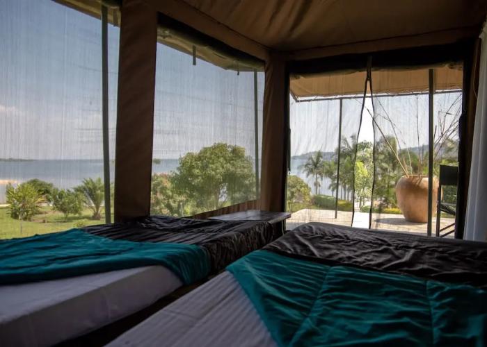 Room in Lodge - Find a Quiet Beach Resort at Rushel Kivu Resort!